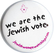 We are the Jewish Vote button